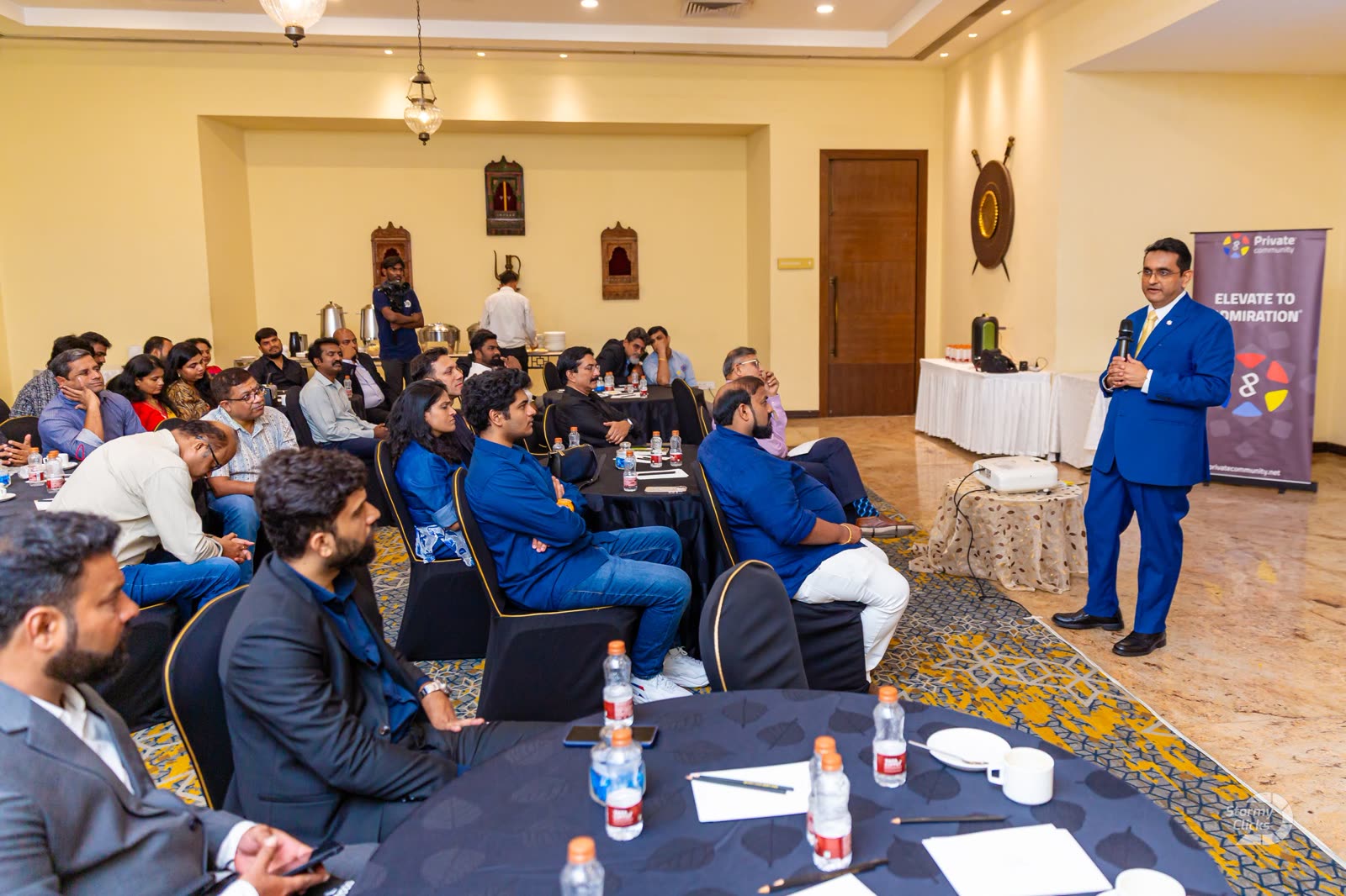 Mac addressed the gathering about how Private Community is different from other business groups.